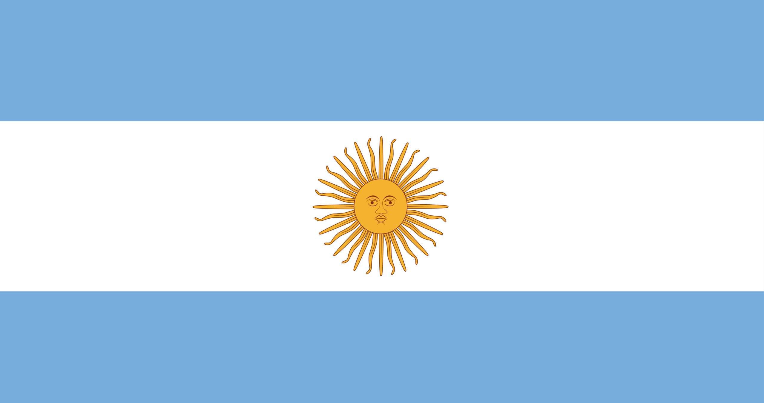 Illustration of Argentina flag
