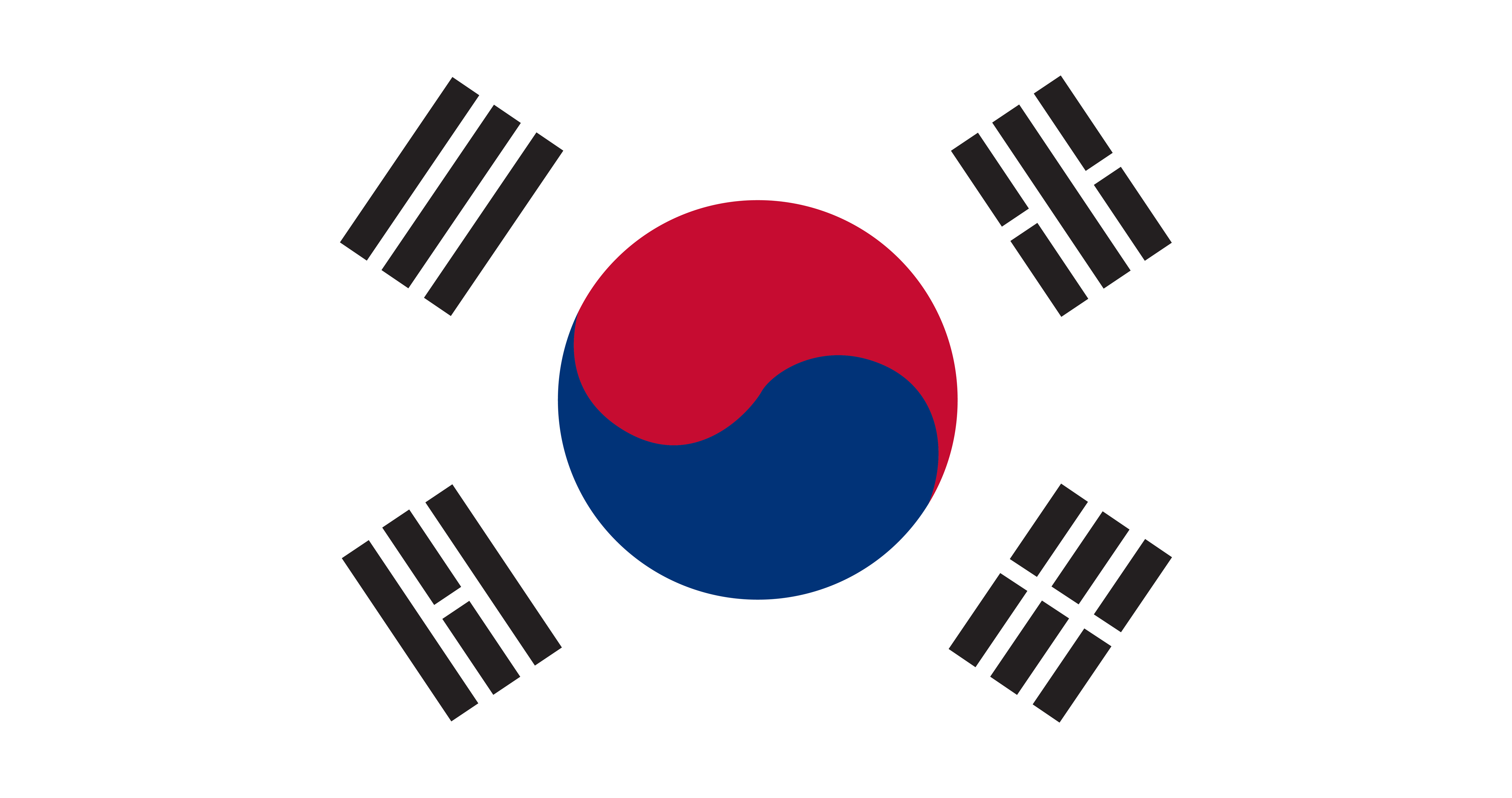 Illustration of South Korea flag